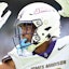 James Madison Dukes safety Kye Holmes (12) reacts.