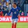 France forward Kylian Mbappe (10) move the ball up the field.