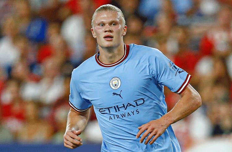 Erling Haaland Manchester City Champions League Soccer