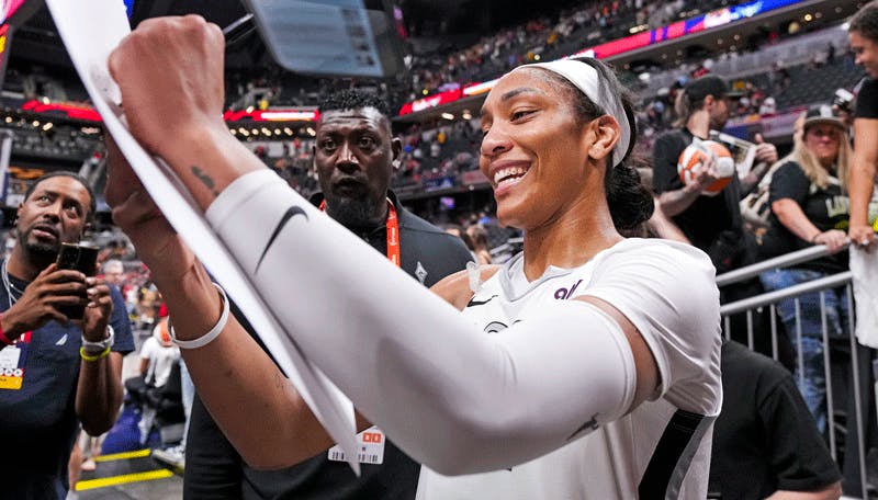 A'ja Wilson Las Vegas Aces WNBA