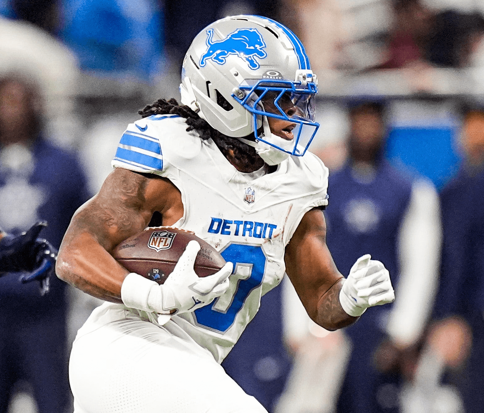 Jahmyr Gibbs of the Detroit Lions