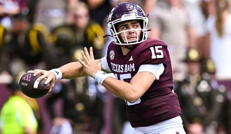 Conner Weigman Texas A&M Aggies NCAAF