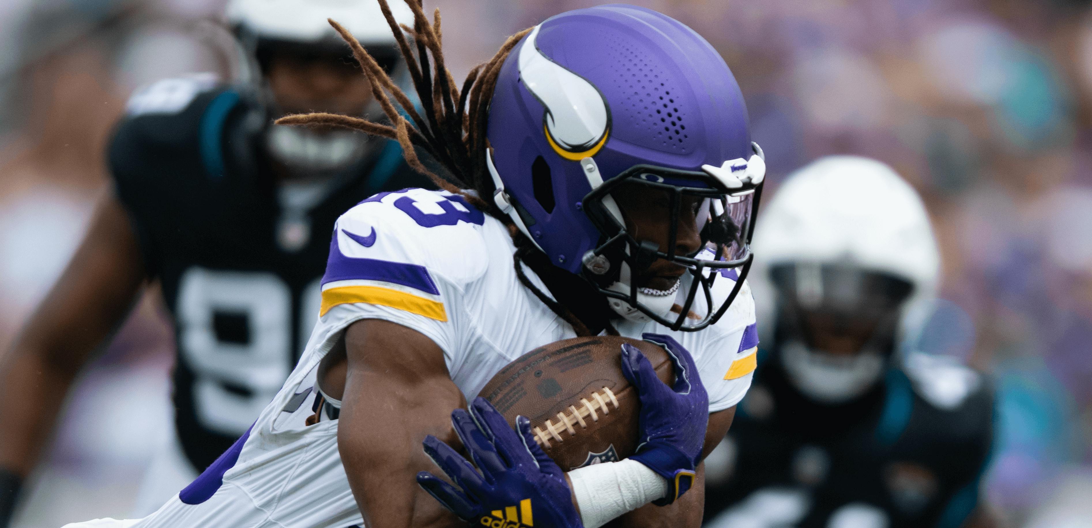 Aaron Jones of the Minnesota Vikings 