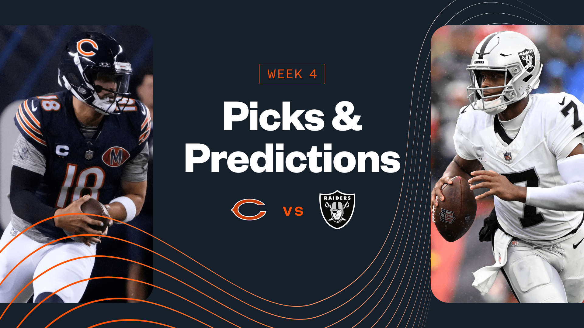 Bears vs Raiders Predictions, Picks & Best Bets for Today's NFL Week 4 Game