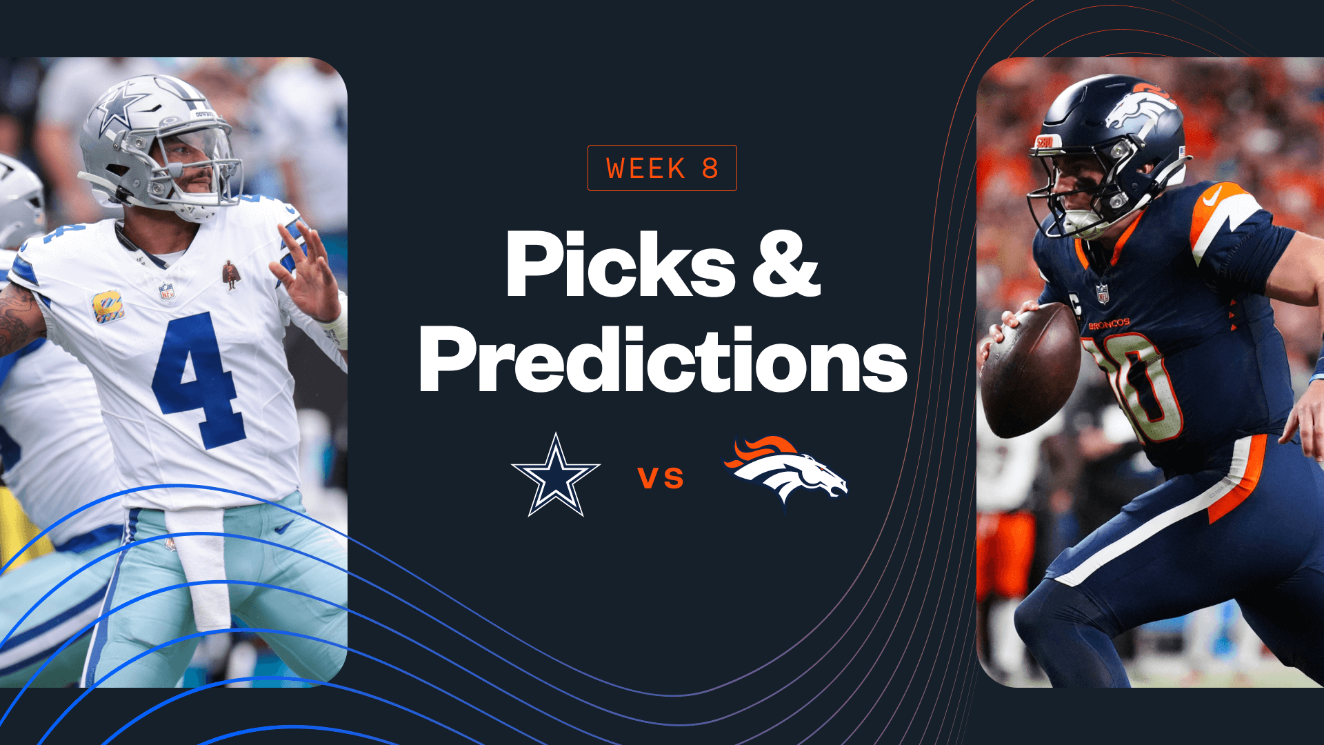 How To Bet - Cowboys vs Broncos Predictions, Picks & Best Bets for Today's NFL Week 8 Game
