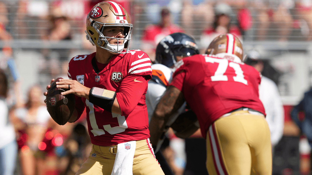 San Francisco 49ers quarterback Brock Purdy NFL