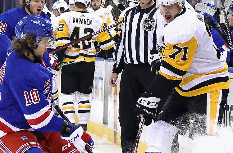 Artemi Panarin New York Rangers Evgeni Malkin Pittsburgh Penguins NHL