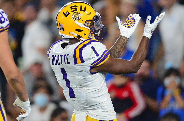 Kayshon Boutte LSU Tigers SEC college football