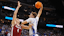 uke Blue Devils forward Cooper Flagg (2) goes up to dunk the ball against Alabama Crimson Tide forward Grant Nelson (4).