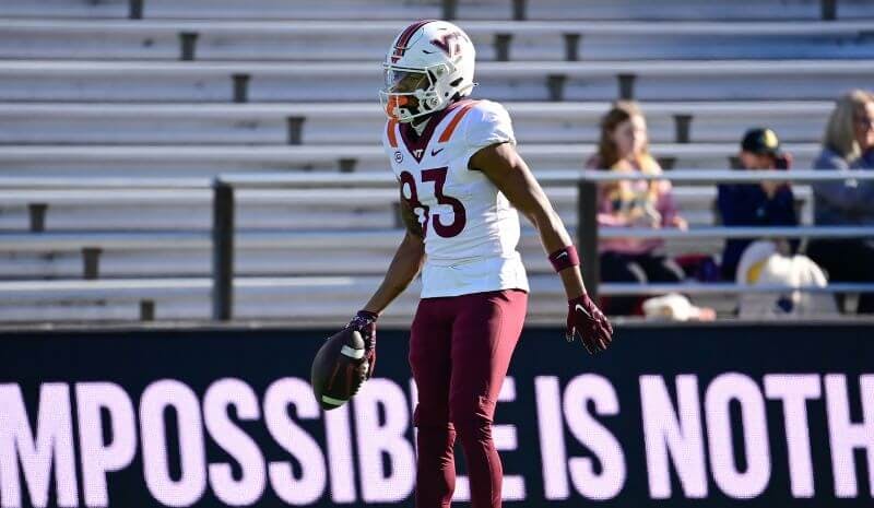 Jaylin Lane Virginia Tech Hokies NCAAF