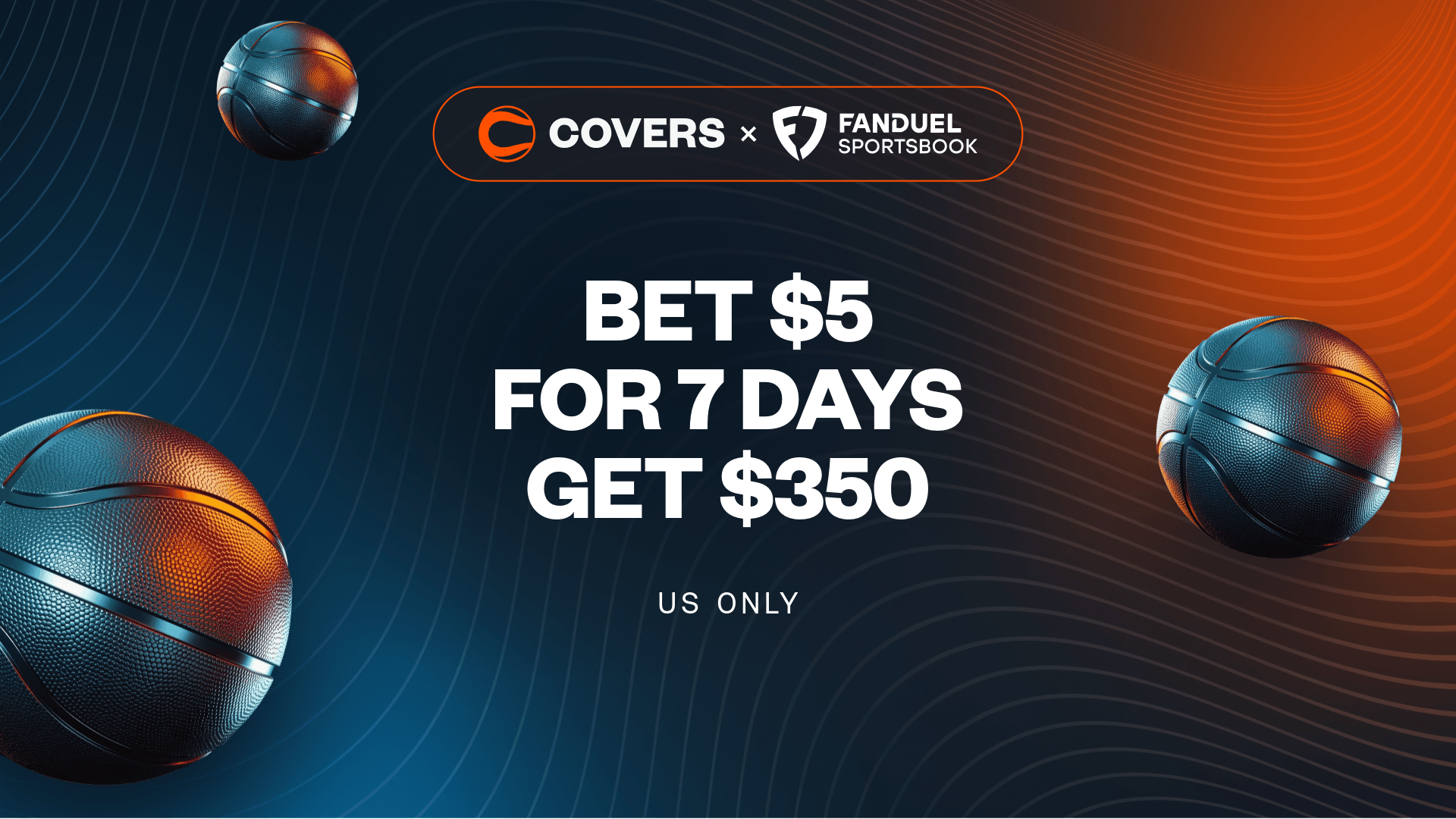 Get $350 In Bonus Bets Guaranteed When You Bet $5 for 7 Days! 