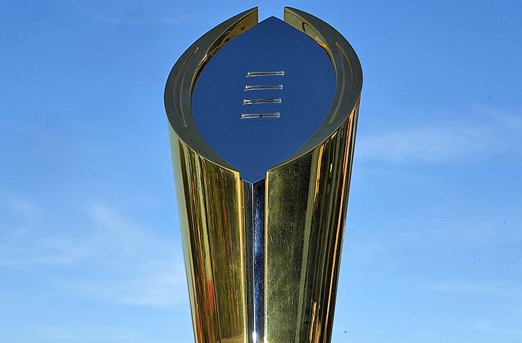 College Football Playoff national championship trophy