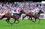 Horses race at Keeneland Association.