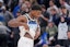 Minnesota Timberwolves guard Anthony Edwards (5) walks off the court after losing to the Milwaukee Bucks at Target Center. Mandatory Credit: Brad Rempel-Imagn Images