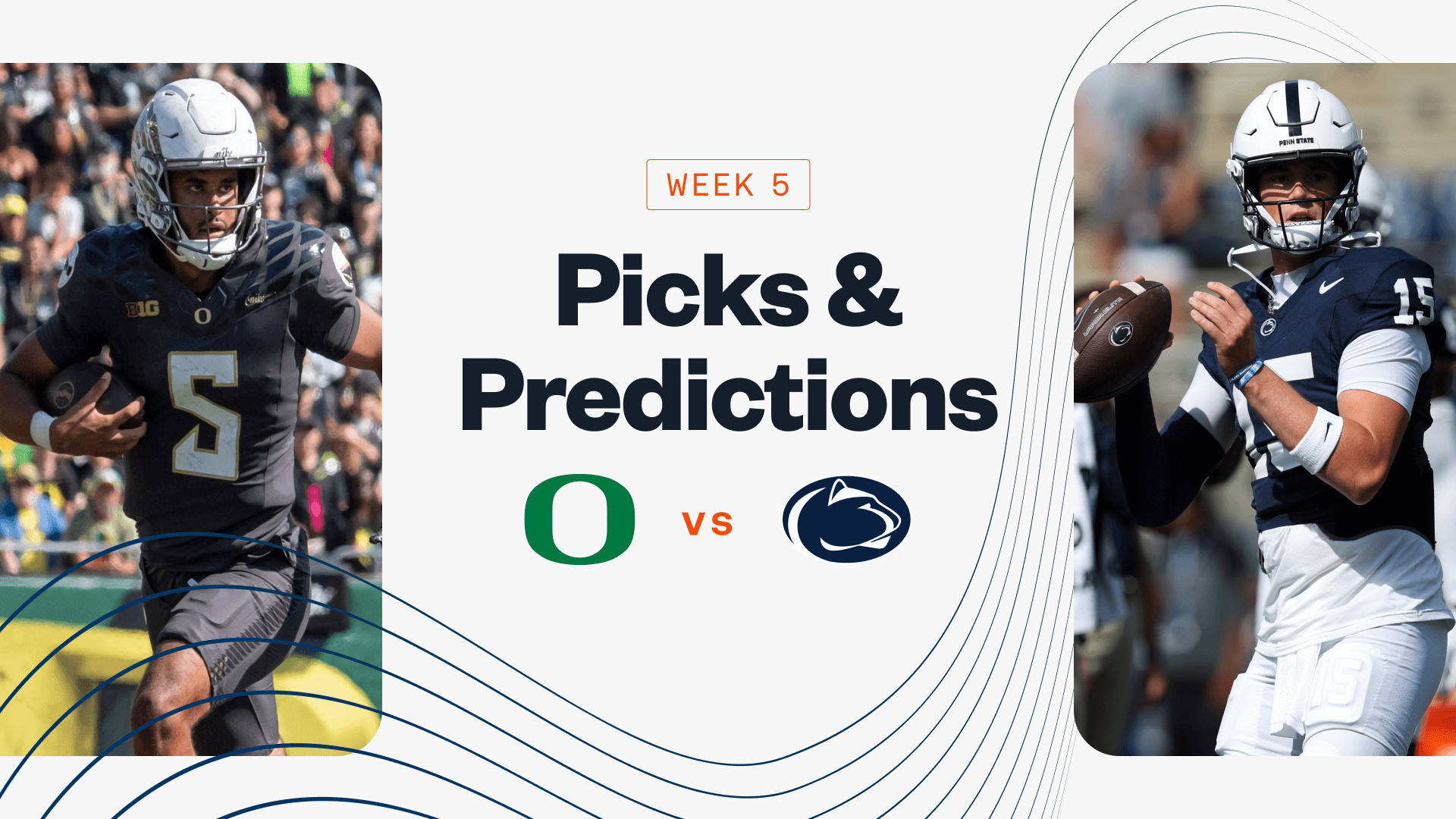 Oregon vs Penn State Prediction, Picks & Odds for Today — College Football Week 5