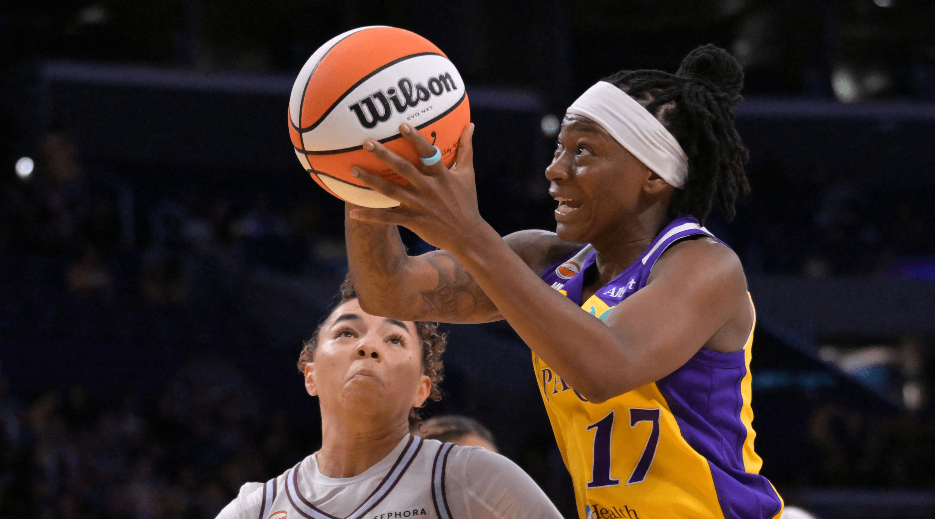 Erica Wheeler of the LA Sparks WNBA