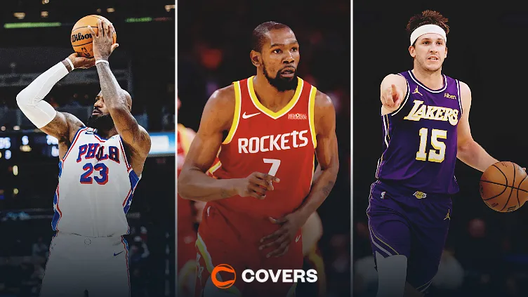 LeBron James Philadelphia 76ers Kevin Durant Houston Rockets Austin Reaves Los Angeles Lakers NBA
