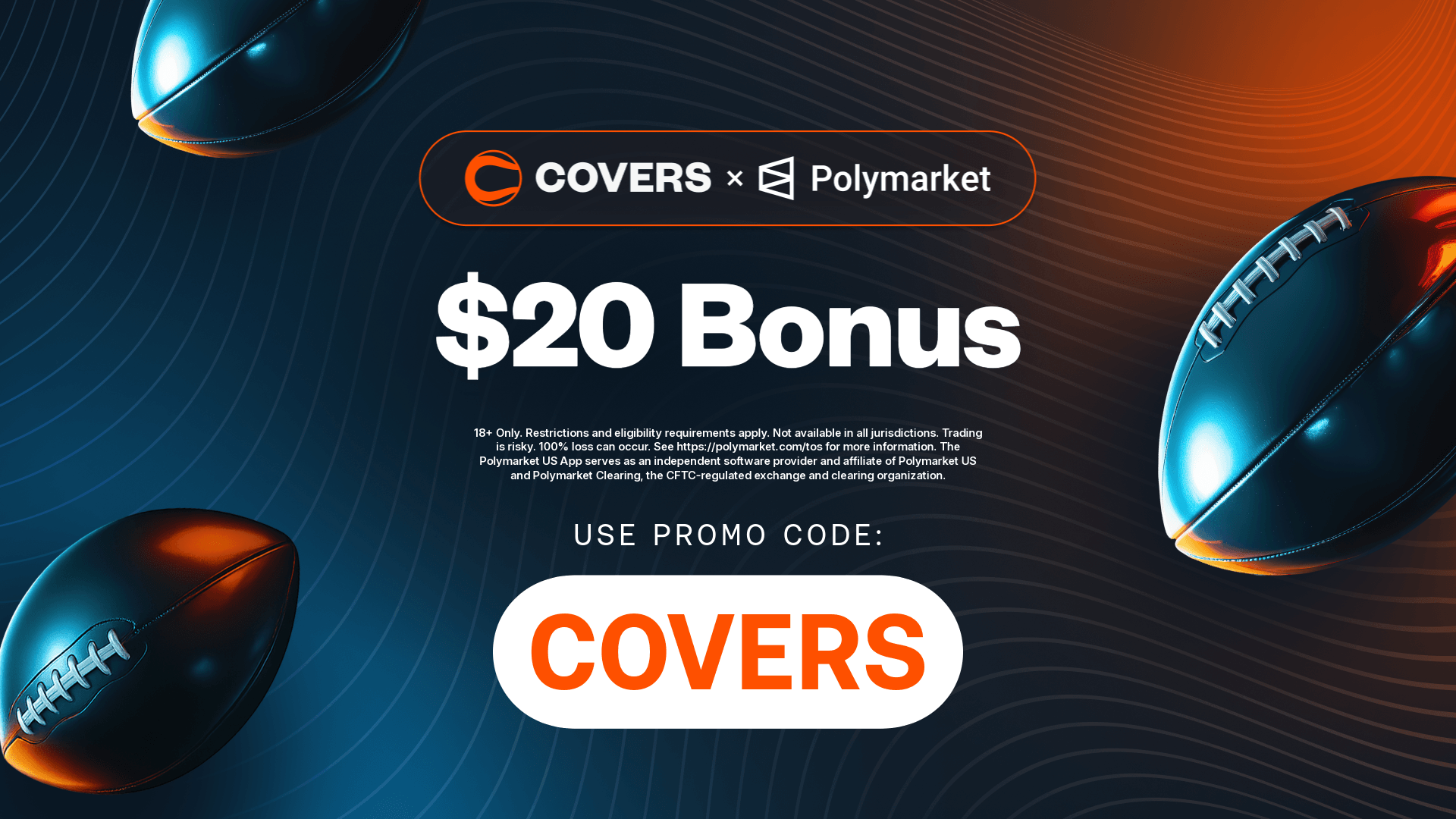 How To Bet - Polymarket Promo Code COVERS: Get $20 Bonus for North Carolina vs. TCU Prediction Markets