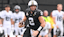 Vanderbilt Commodores quarterback Diego Pavia (2) runs with the ball against the Utah State Aggies during the second half at FirstBank Stadium.