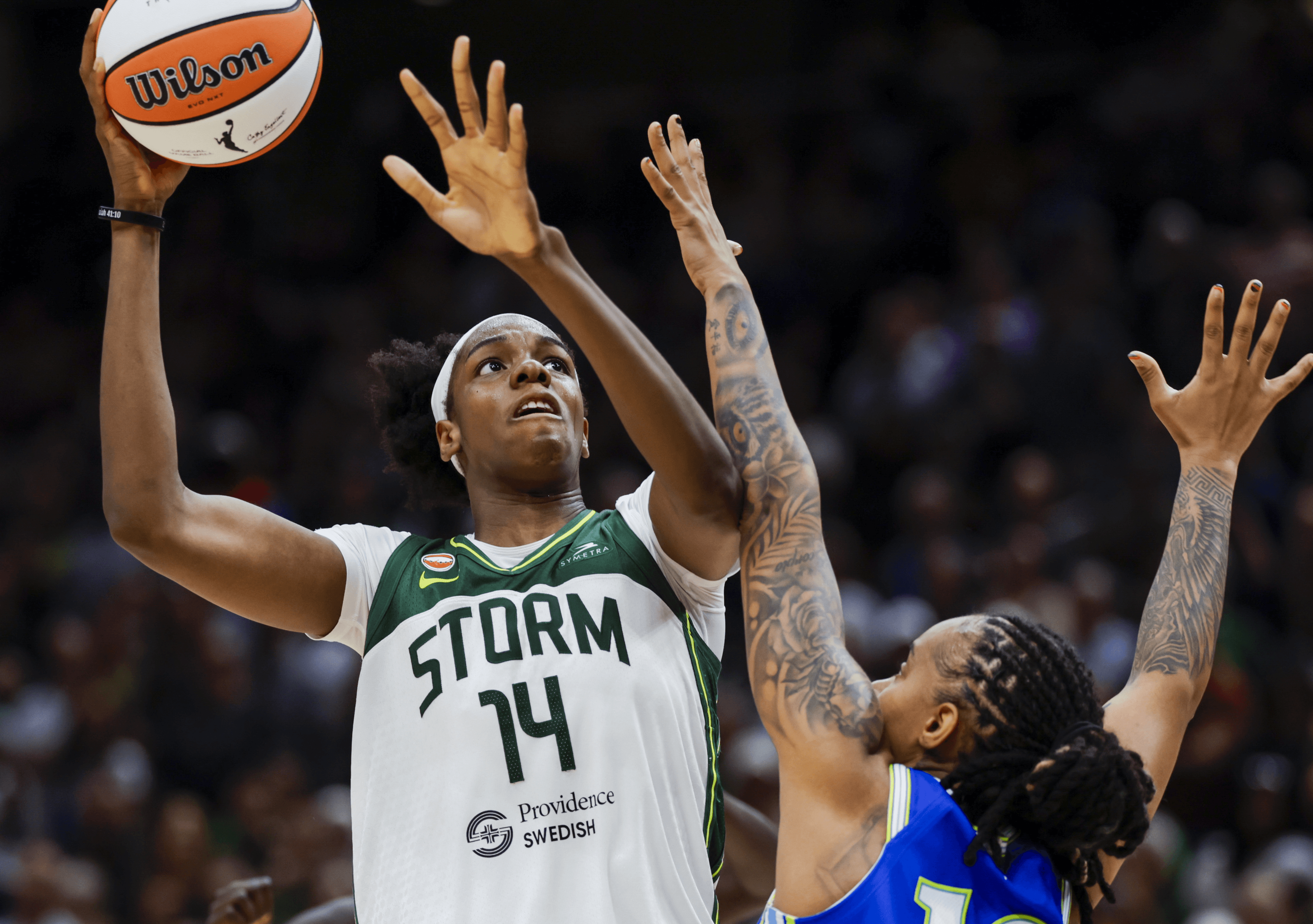 Dominique Malonga of the Seattle Storm WNBA