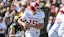 Indiana Hoosiers quarterback Fernando Mendoza (15) rolls out to throw a pass.