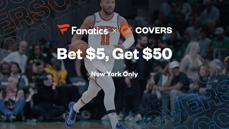 New York Fanatics Sportsbook Promo for Pacers vs Knicks