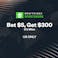 No DraftKings promo code needed for UFC 321 Abu Dhabi. Bet $5, get $300 bonus bets if it wins plus 3 months NBA League Pass Saturday.