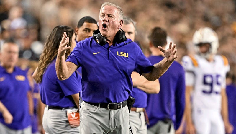 Brian Kelly LSU Tigers SEC college football