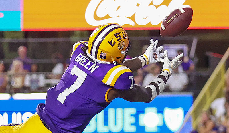 Trey'Dez Green LSU Tigers NCAAF