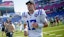 Indianapolis Colts quarterback Daniel Jones (17) leaves the field.