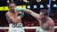 Canelo Alvarez (red trunks) and Gennadiy Golovkin (white trunks) box during a super middleweight championship bout at T-Mobile Arena.