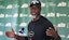 New York Jets head coach Aaron Glenn speaks to the media.
