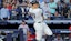 New York Yankees outfielder Aaron Judge (99) hits a single.