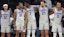 GCU Lopes players Jason Amador (12), Collin Moore (8), Tyon Grant-Foster (7), JaKobe Coles (21) and Ray Harrison (0).