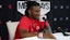 Utah quarterback Devon Dampier speaks with the media.