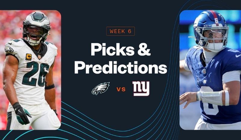 Eagles vs Giants Predictions, Picks & Best Bets for Thursday Night Football Tonight
