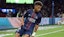 Desire Doue in action during the match of Ligue 1.