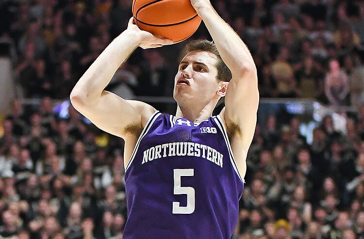 Ryan Langborg Northwestern Wildcats college basketball