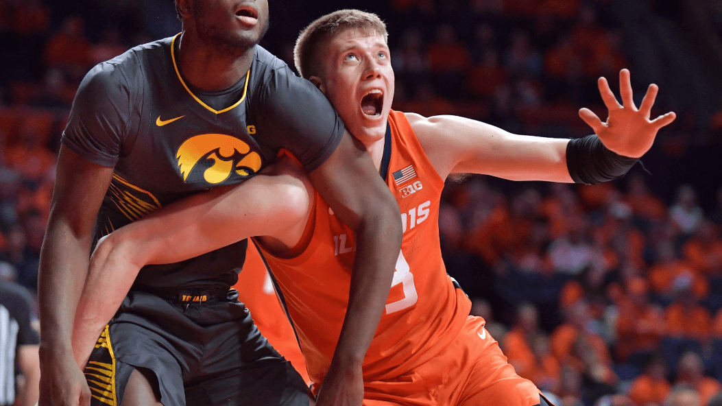 Illinois Fighting Illini forward Ben Humrichous.