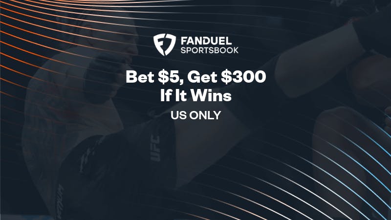 Get $300 bonus bets for UFC 321 in Abu Dhabi with FanDuel promo code offer - no code needed. Bet $5, win and receive $300 in bonus bets.