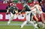 Philadelphia Eagles quarterback Jalen Hurts (1) scrambles with the ball against the Kansas City Chiefs during the first quarter in Super Bowl LVII at State Farm Stadium in Glendale on Feb. 12, 2023.