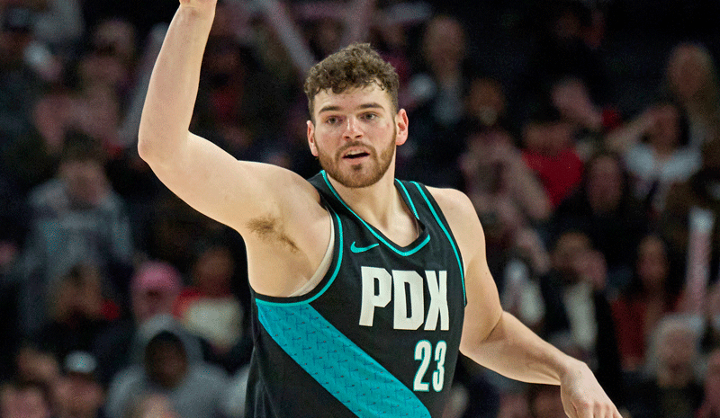 Donovan Clingan Portland Trail Blazers NBA