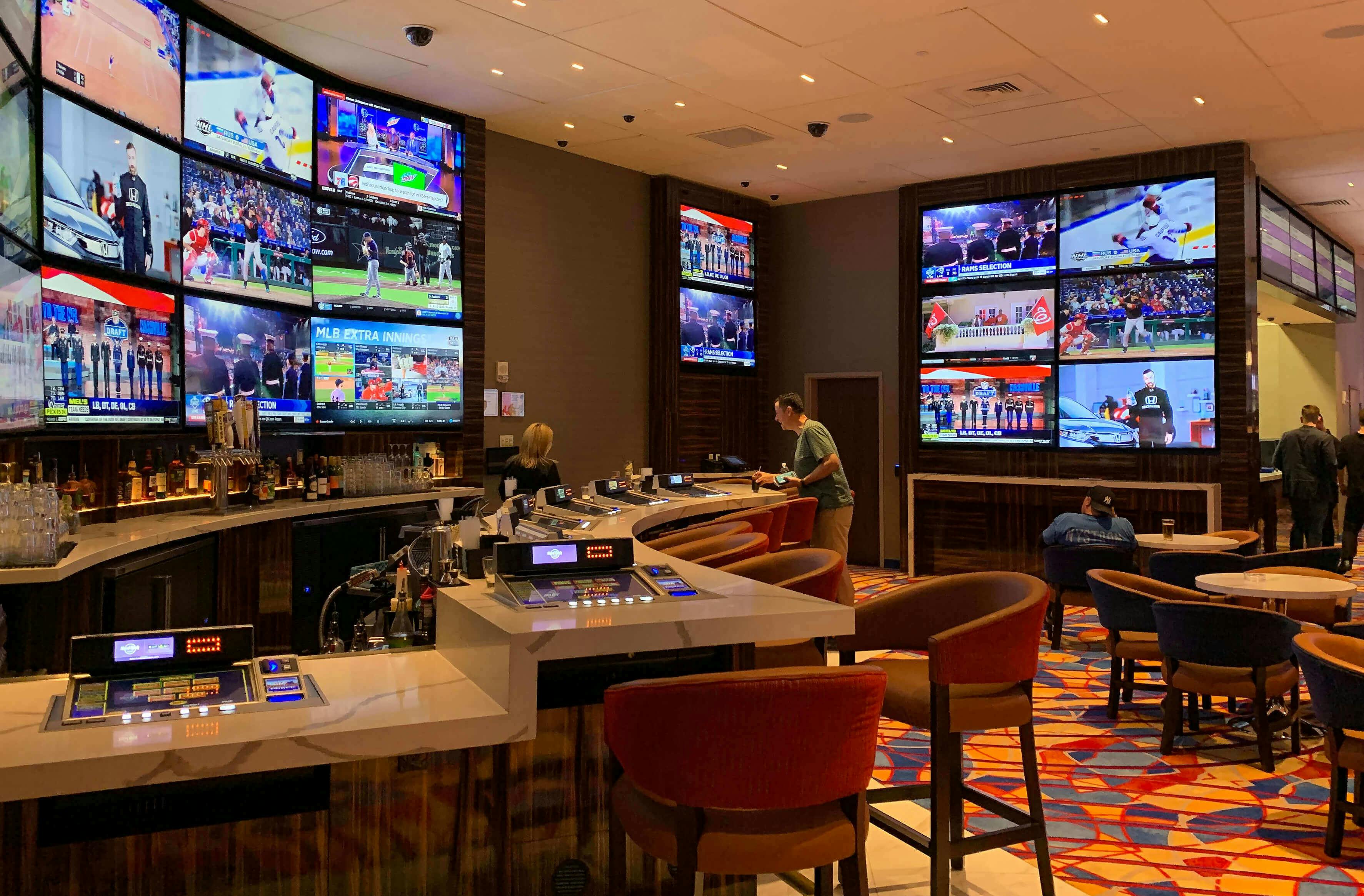 The Hard Rock Sportsbook in Atlantic City