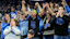 Detroit Lions fans cheer during a home game at Ford Field.