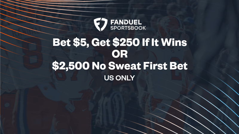 Bet $5, get $250 bonus bets if it wins without needing a FanDuel promo code. - IMAGN IMAGES