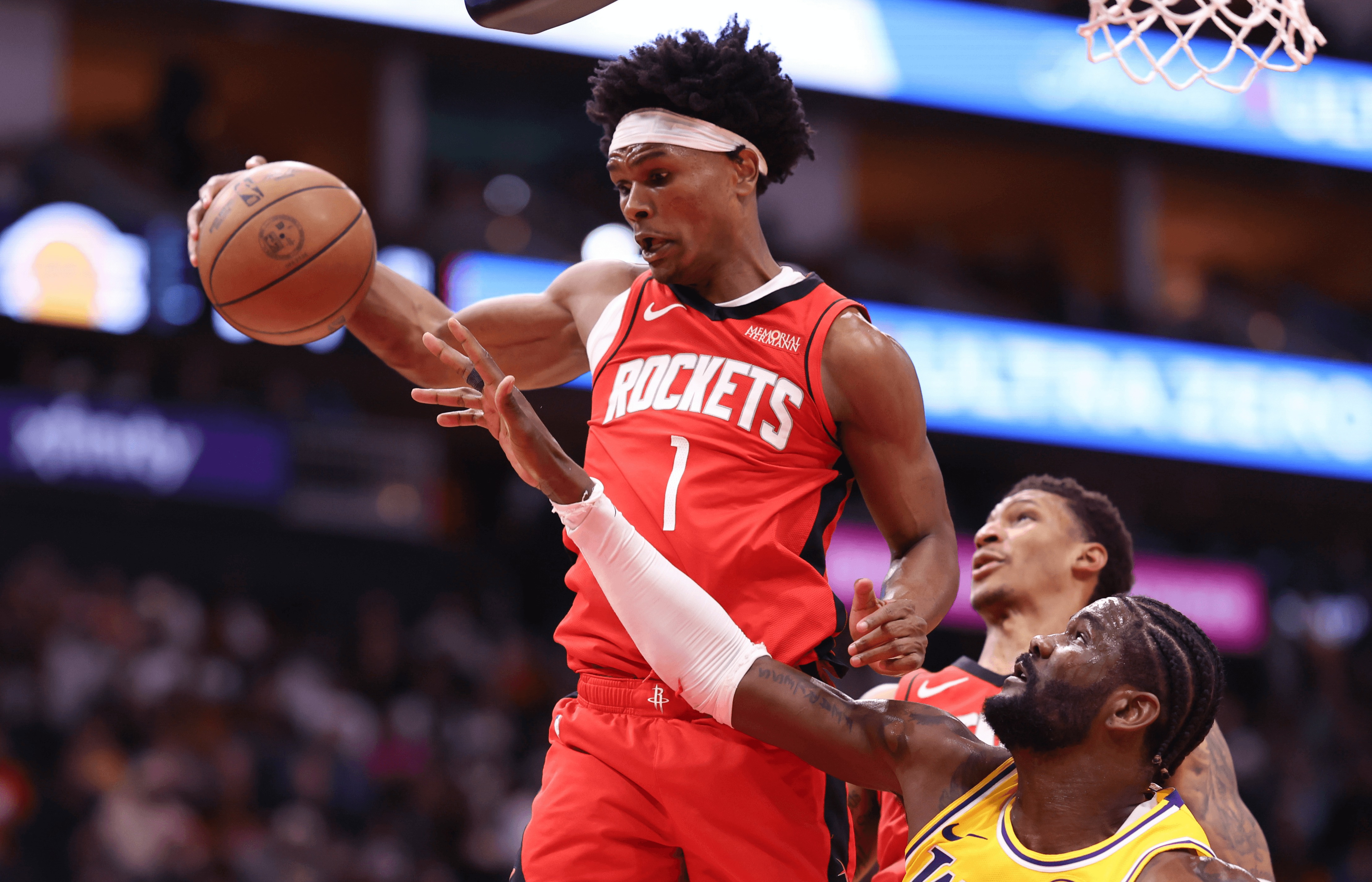 Amen Thompson of the Houston Rockets NBA