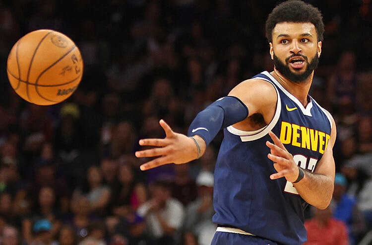 Denver Nuggets point guard Jamal Murray in NBA action.