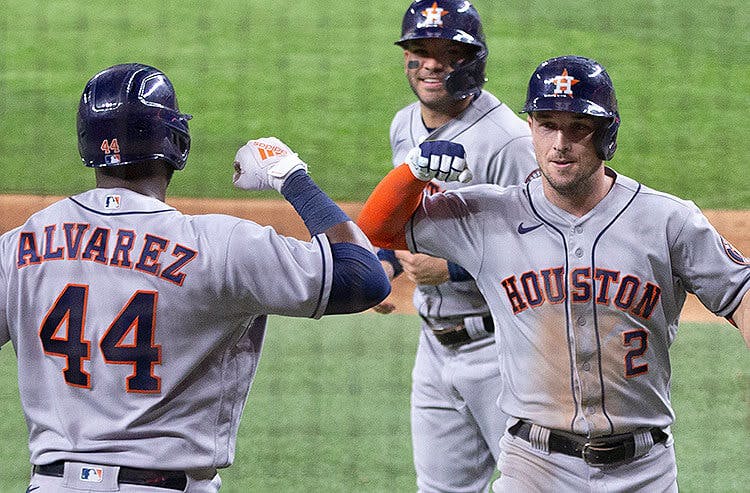 Yordan Alvarez Alex Bregman Houston Astros MLB