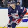 New York Rangers star Artemi Panarin in NHL action.