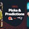 Promo image for Browns vs. Patriots, including Dillon Gabriel and Drake Maye.